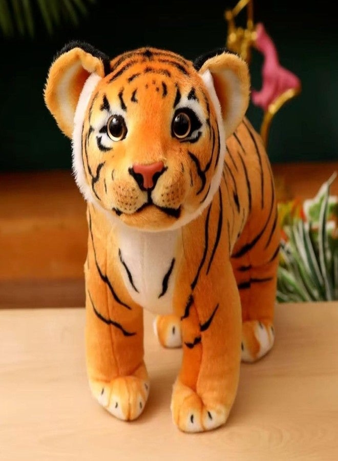DTR Creation Jungle Tiger Soft Stuffed Plush Animal Toy for Kids Boys & Girls Birthday Gift (Color: Yellow & Black 40 Cm - Image 2